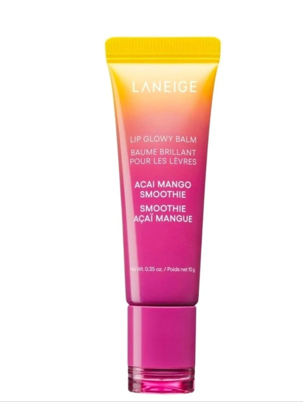 Laneige Lip Glowy BalmMoisturize & Nourish Acai Mango Smoothie. 💥NEW💥